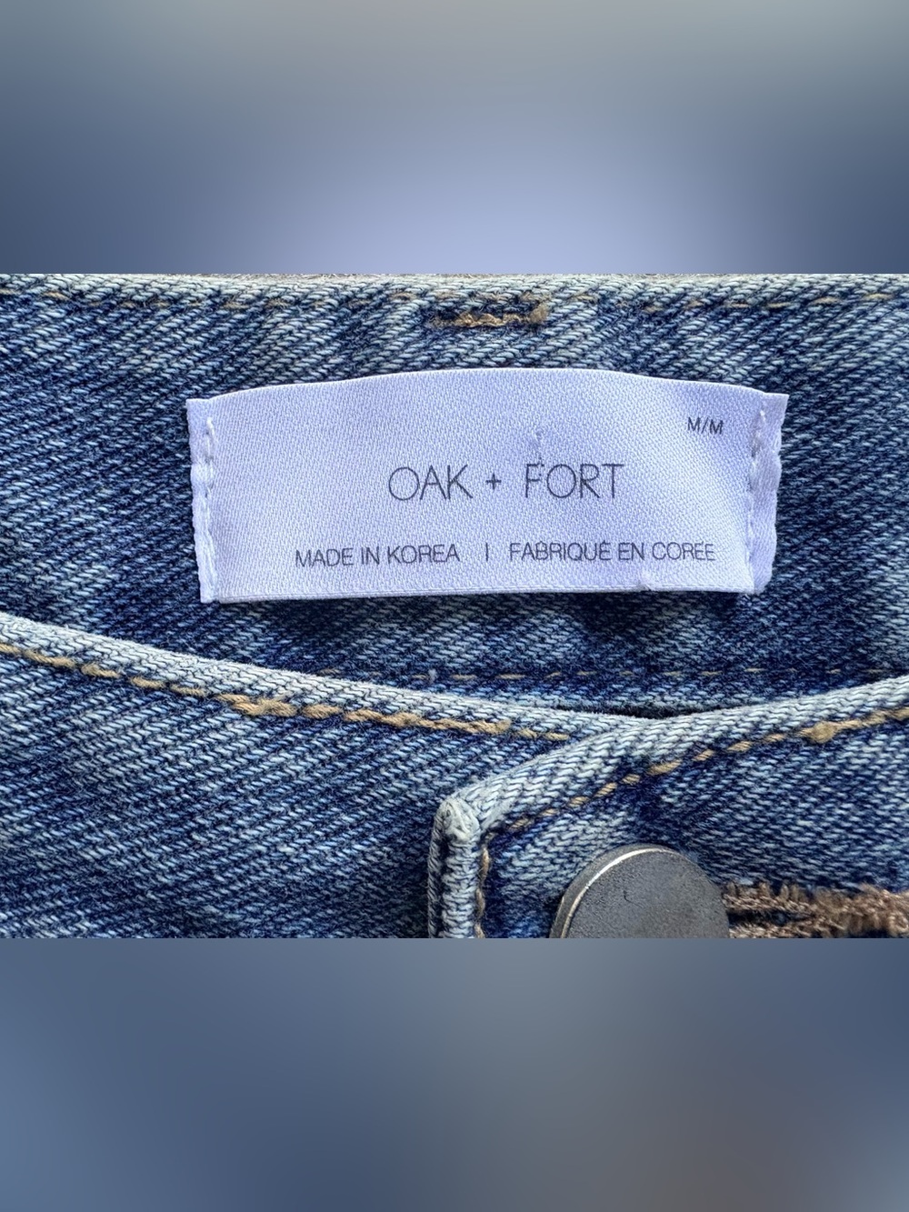 Oak + Fort Wide Leg Jeans - Picture 2 of 6